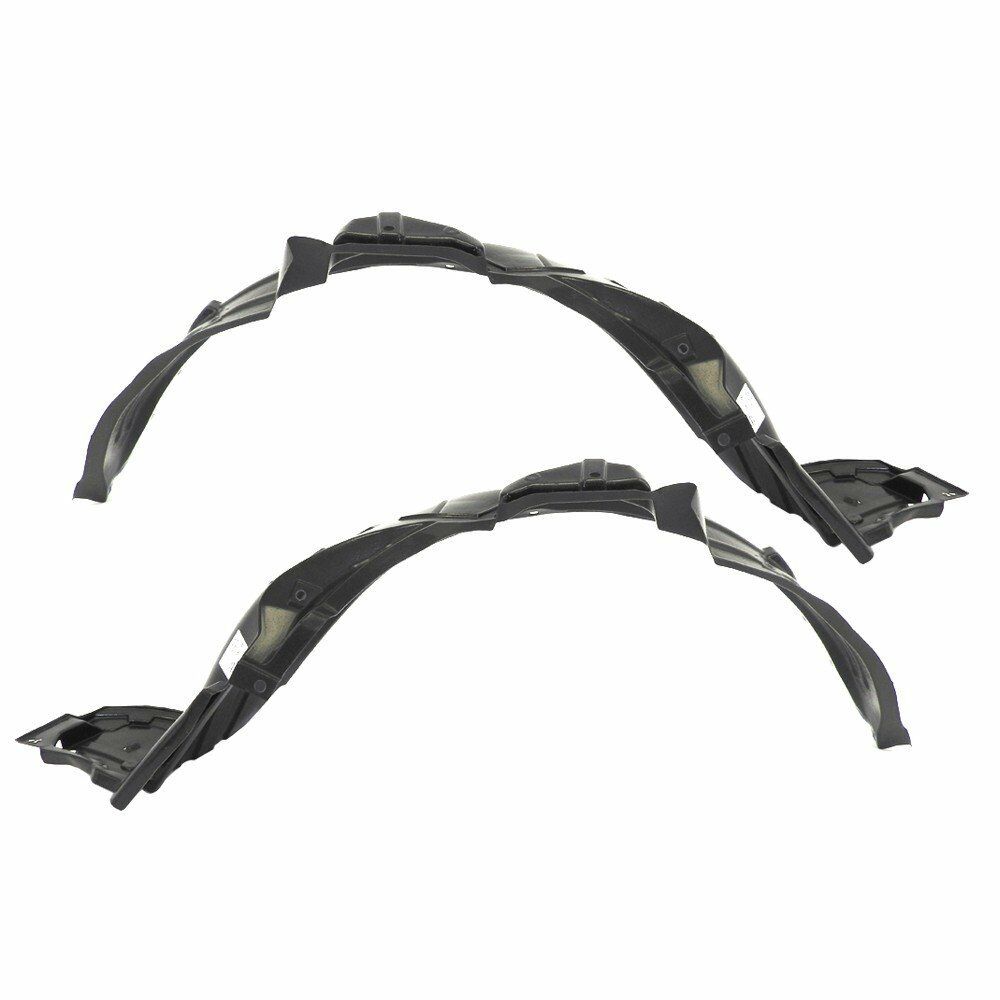 Front Fender Liner Set For 2007-2011 Toyota Camry – Left & Right, Black Plastic (transmotor2014)