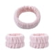 thumbnail image 5 of Conjunto SPA Yuyangstore diadema y muñequeras faciales Rosa claro, 5 of 7