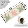 thumbnail image 5 of Yayeee Runner Rug for Bedroom 2'x6' Machine Washable Hallway Non Slip Mat, Pink and Green Geometric, 5 of 8