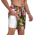 thumbnail image 3 of Goofa Cute Pigs Sunflower Printed Men's Swim Trunks Board Shorts Quick Dry Mens Swimming Trunks with Compression Liner,Breathable Fit Hawaii Beach Shorts-X-Large, 3 of 9