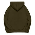 thumbnail image 4 of WTOBBY Women's Oversized Plush Hoodie, Drop Shoulder Long Sleeve, Fall Casual Sweatshirt with Cozy Fleece Interior and Relaxed Streetwear Style,Army Green L, 4 of 6