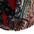 thumbnail image 3 of Mens Knit Polo Fashion Button Down Printed Short Sleeve Lapel Mens New Clothing,Black,L, 3 of 6