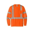 thumbnail image 3 of CornerStone CS203 ANSI 107 Class 3 Mesh Long Sleeve T-Shirt, Safety Orange, 4XL, 3 of 4
