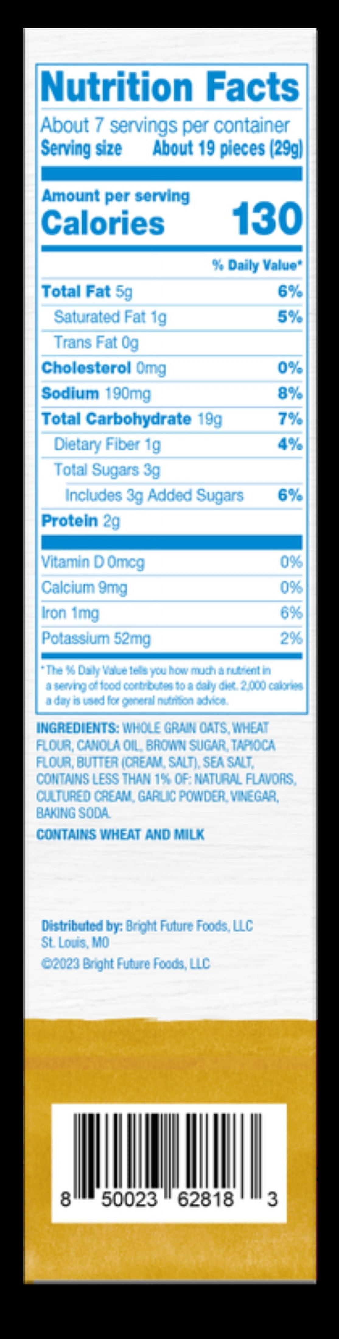 Airly Crackers, Butter, 7.5 oz or 213g