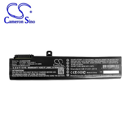 Cs Applicable To Msi Ge62 Ge62vr Bty-M6h 3Icr19/66-2 Laptop Battery