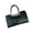 green, variant on Genuine Cowhide Leather Women Satchel,Crocodile Embossed Crossbody Shoulder Handbag