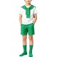 thumbnail image 2 of Odeerbi Niños 4 Piezas Preppy Traje Manga Corta Camiseta + Traje Pantalones Cortos + Chal + Calcetines Escenario Conjunto de Rendimiento, 2 of 8