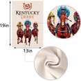 Nepnuser Kentucky Derby Garden Flag Jockey Run for The Roses Horse Racing Party Decoration