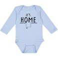 thumbnail image 3 of Inktastic It's Home- Alabama State Outline DIstressed Text Boys or Girls Long Sleeve Baby Bodysuit, 3 of 5