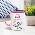 thumbnail image 3 of Every Fart is Love Note Maltese Guilty Face Happy Valentine's 11oz Accent Two-tone Mug Maltese Dog Lover Gifts Idea Coffee Tea Cup - 01016, 3 of 5
