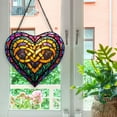 thumbnail image 5 of Celtic Knot Window Hanging Stained Glass Christmas , Celtic Knot Suncatchers for Windows Stained Glass, 5 of 7
