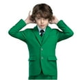 thumbnail image 3 of Wehilion Boys Suits 5 Piece Set Slim Colorful Formal Fit Green Kids Wedding Outfit Boys Dresswear Up Size 5T (Toddler, Little Boys, Big Boys), 3 of 3