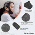 thumbnail image 3 of Anti Snore Chin Strap upgraded 2023, Vosaro Snoring Solution Effective Anti Snore Device, Adjustable And Breathable Stop Snoring Head Band For Men W, 3 of 5