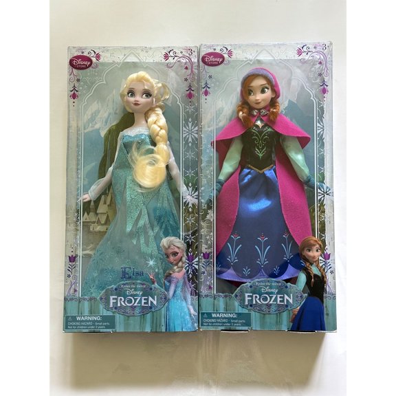 Rare Elsa & Anna – 12" Collector’s Edition (New in Box) 2014 Classic Frozen Sister Duo
