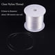 thumbnail image 2 of Hilo de nailon transparente invisible para manualidades, 140 yardas, monofilamento de 0,2 mm, hilo de pesca, cordón para abalorios, 2 of 8