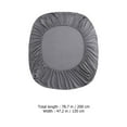 thumbnail image 2 of Comfortable Cotton Fitted Sheet for Home Simple Hotel Fitted Sheet Gray, 2 of 8