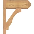 thumbnail image 3 of Ekena Millwork 7 1/2"W x 18"D x 22"H Balboa Smooth Craftsman Outlooker, Western Red Cedar, 3 of 4