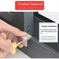 thumbnail image 5 of Cerraduras para marcos de puertas corredizas, ajustables con almohadillas protectoras para evitar rayones, fácil instalación para uso inmediato, que mejoran la seguridad en el hogar y la oficina, 5 of 5
