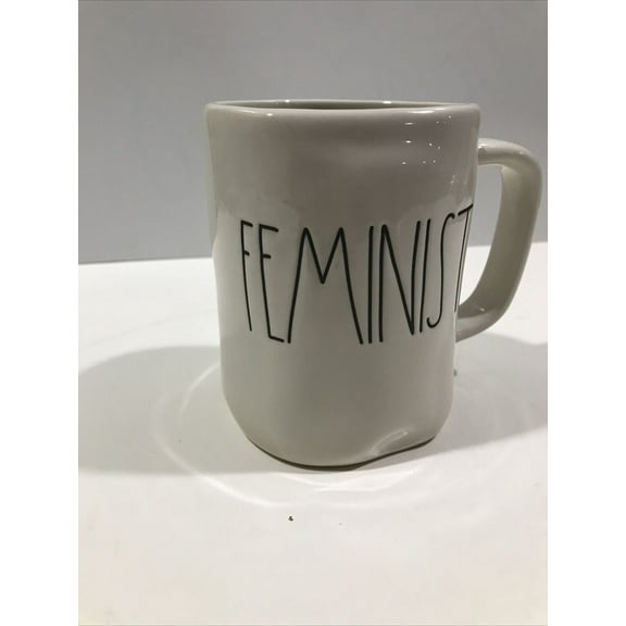 Rae Dunn Feminist Mug Coffee, Tea Cup Ceramic White | Mother's Day Gift