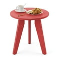 thumbnail image 6 of Dycanpo Outdoor Side Table for Patio, Small Round End Table Weather-Resistant for Living Room, Bedroom, Red, 6 of 9