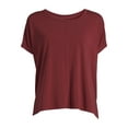 thumbnail image 5 of Athletic Works Women’s Dri More Dolman Sleeve Tee with Side Slit, Sizes XS-XXXL, 5 of 5