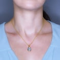 thumbnail image 3 of Collar para Mujer con Cristal Fino Swarovski en forma de Oval– Bañado en Oro 14k- Collar Elegante y Brillante-Collares de Mujer de Moda- Joyería para Mujer de Moda- Regalo especial Ortiz Espinosa Temporada, 3 of 5