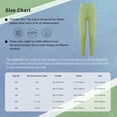 thumbnail image 5 of Xnihocha Kids Girls High Waist Full Length Active Leggings Stretchy Athletic Yoga Running Pants Pink 140, 5 of 5
