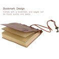 thumbnail image 2 of TINKSKY Style Rétro Vintage Classique Couverture en PU Corde Touches Reliées Carnet Vierge Bloc-Notes Journal de Voyage Journal Carnet de Croquis (Café), 2 of 7
