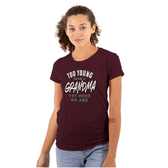 Grandma Granny Gigi Funny Cute Joke Womens Fitted Plus Size Graphic Tee Brisco Brands 2X