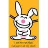 Advanced Graphics Happy Bunny-Not Spoiled Cardboard Cutout Life Size Standup