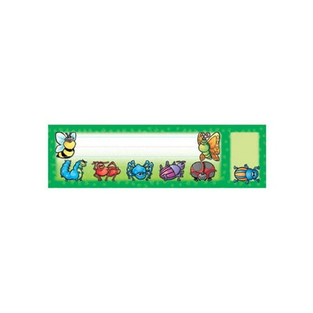 Northstar Teacher Resource Seat and Cubby Signs Bugs Name Tag