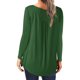 thumbnail image 4 of Blusa Informal Elegante Para Mujer, Camisas de Manga Larga, Cuello Redondo Liso, Jersey Fruncido Odeerbi  ODB168287, 4 of 6
