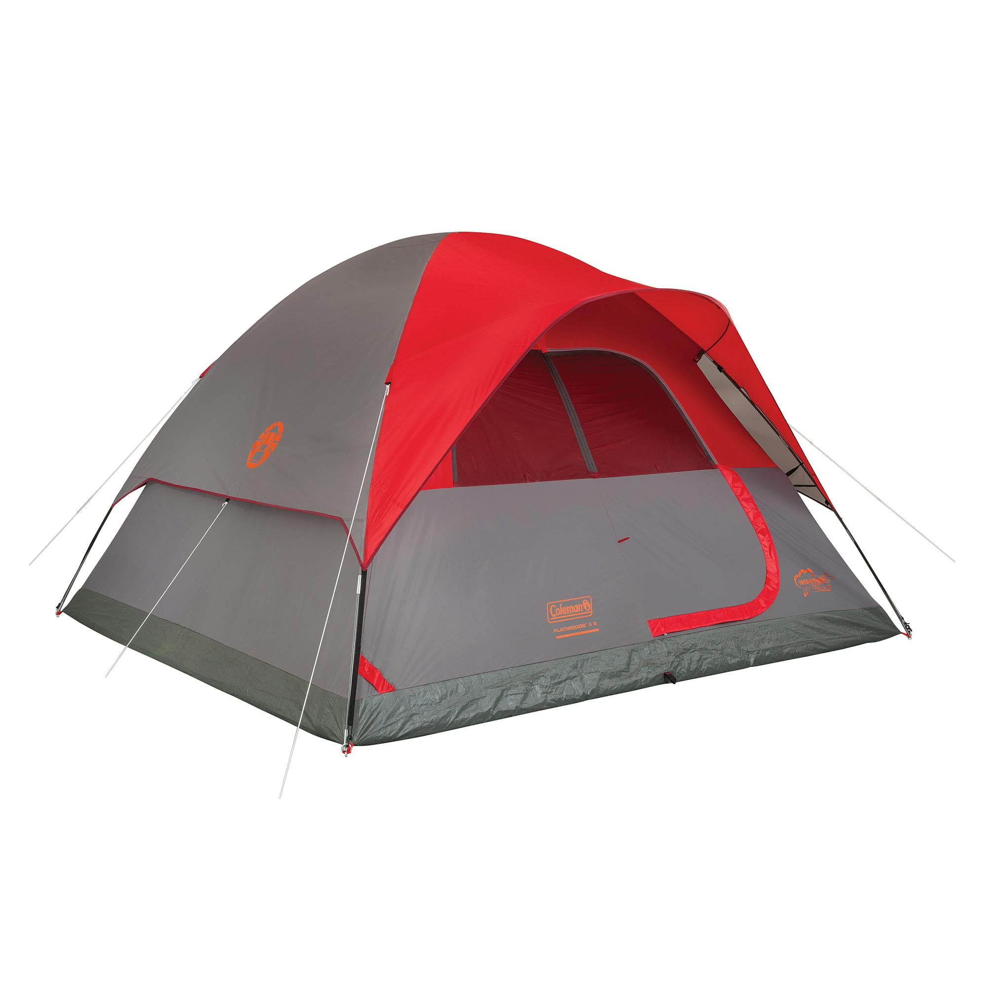 Coleman 6-Person Flatwoods II™ Lightweight Dome Camping Tent