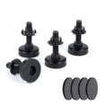 thumbnail image 1 of 4 Pieces Furniture Jack Feet Adjustable Furniture Feet Leveling Feet Adjustable Foot,Adjustment Screws with Non-Slip Rubber Base and T-Nut for Furniture, 1 of 5