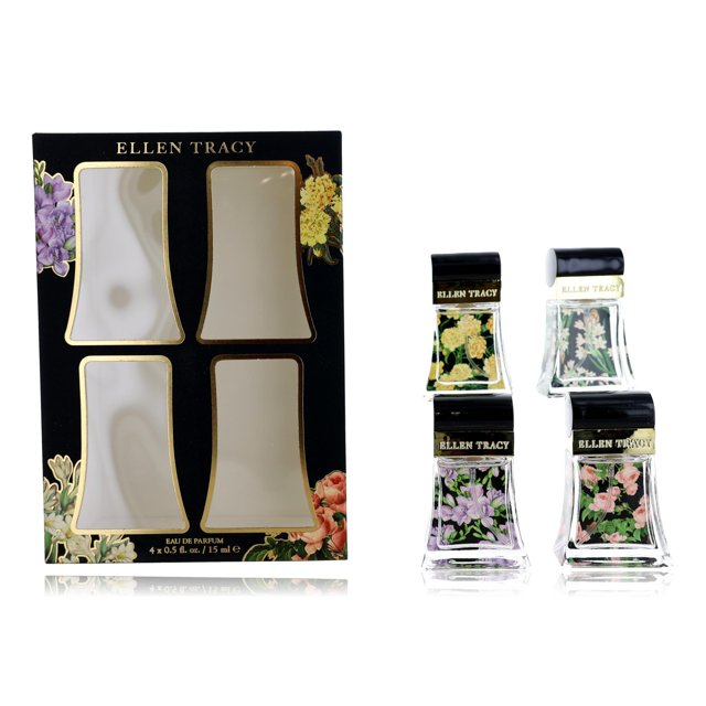 Set de perfume Ellen Tracy de 4 piezas para mujer EDP 15 ml