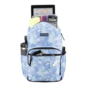 Eastsport Unisex 17 Backpack & Lunch Box 2-Piece Set, Pale Blue Galaxy
