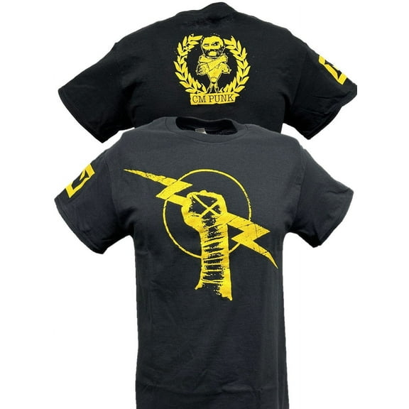 CM Punk Nexus Uprising Mens Black T-shirt S