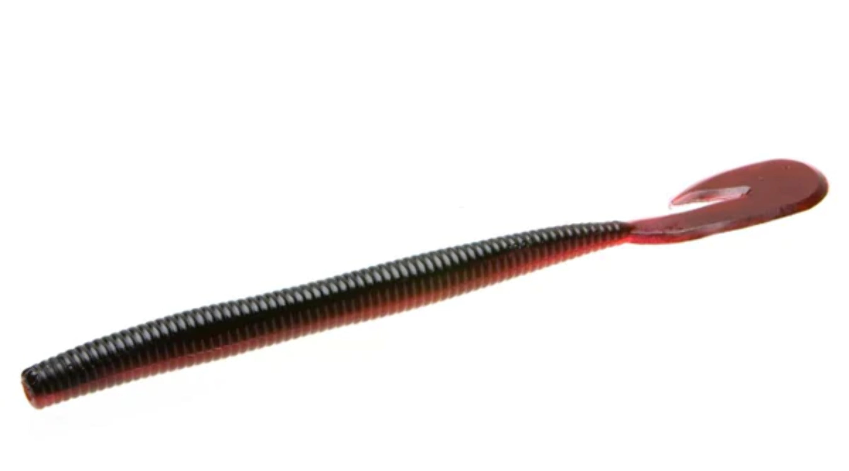Zoom Ultra-vibe Speed Worm Freshwater Bass Soft Plastic Fishing Bait, June  Bug, 6, 15-pack