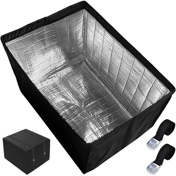 Window Air Conditioner Insulation Cover Air Conditioner Winter Cover 25.5"W x 17"H x 20.5"D with Adjustable Straps Washable