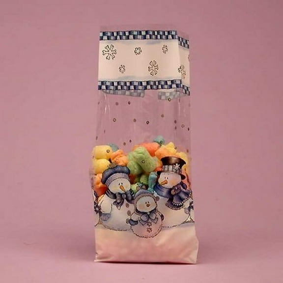 Meet The Kringles Snowflake Cello Party Bags - Pack of 20