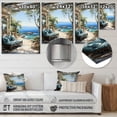 thumbnail image 4 of Designart "Retreat in the Dominican Tropics I" Nautical & Beach Metal Wall Art, 4 of 5