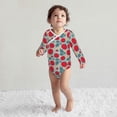 thumbnail image 4 of Sigee Tomato for Baby Unisex Baby Cotton Long-Sleeve Bodysuits Soft Cotton, Breathable-18 Months, 4 of 6