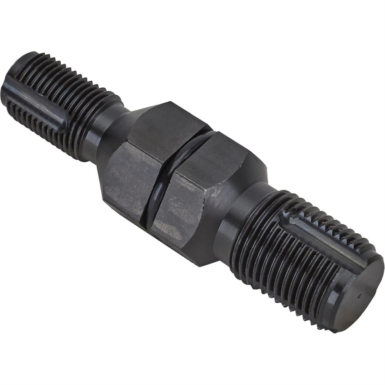 Speedway Motors Spark Plug Thread Cleaner Tool for 14mm and 18mm Applications, Precision Steel Cleaning Device Restores Damaged Plug Hole Threads Safely for Maintenance
