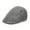 Grey, variant on Joernso Men Retro Advanced Hat Solid Color Casual Portable Breathable Sun Anti UV Literary Newsboy Hat Forward Cap Beret