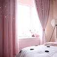 thumbnail image 3 of SDNall Sky Sheer Curtain Tulle Window Voile Drape Valance Double-deck, 3 of 9