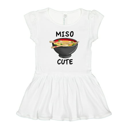 

Inktastic Miso Cute with Miso Soup Girls Toddler Dress