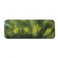 thumbnail image 1 of Palm Tree Computer Mouse Pad, Plam Tree Foliage Tropical Plants Leaves Forest Theme Exotic Natural Beauty Image, Rectangle Non-Slip Rubber Mousepad Large, 31" x 12" Gaming Size, Green, by Ambesonne, 1 of 2