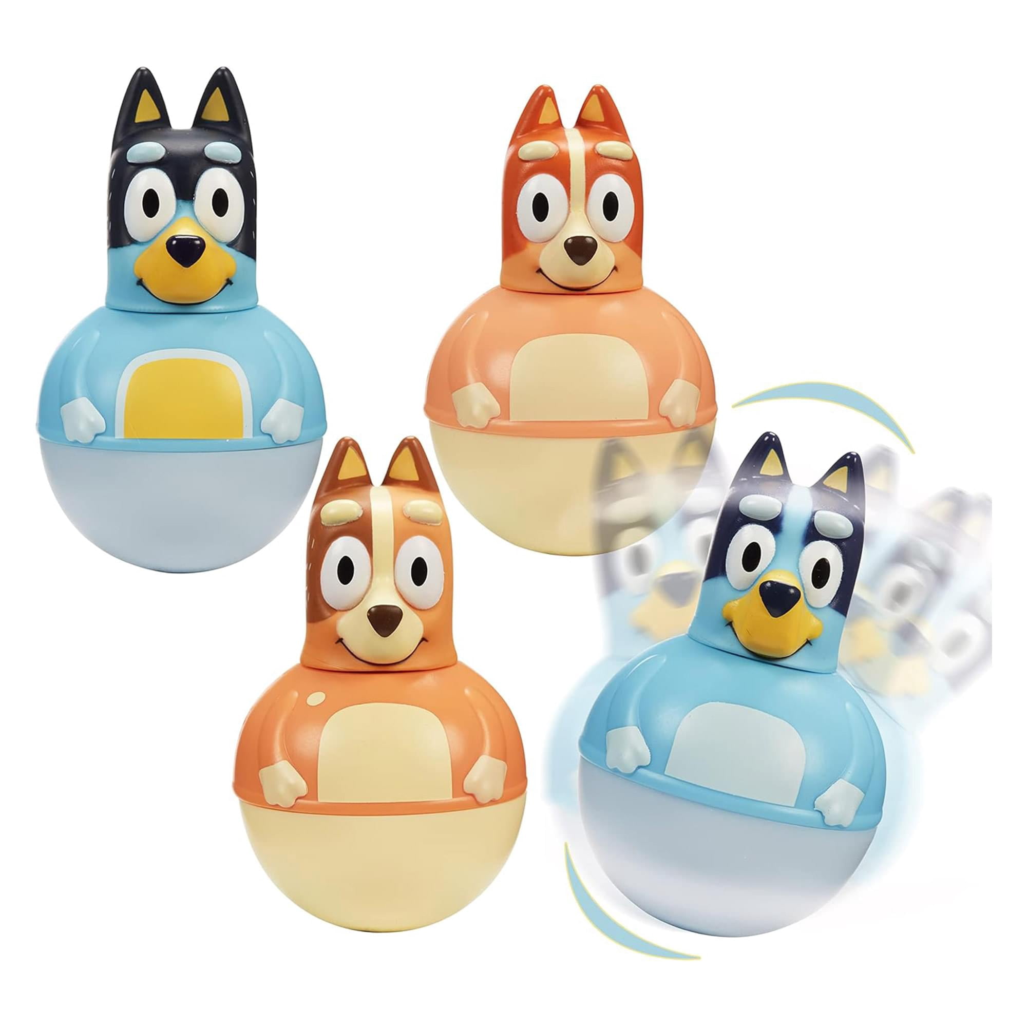 Weebles Bluey 4 Figure Pack - Bluey, Bingo, Chilli and Bandit