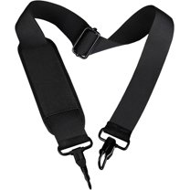 Shoulder Strap, Durable 55" Universal Replacement Laptop Shoulder Strap, Adjustable Comfortable Belt with Metal Hooks for Briefcase, Computer Messenger Bag, Laptop Case Luggage/Duffel/Camera, (Black)