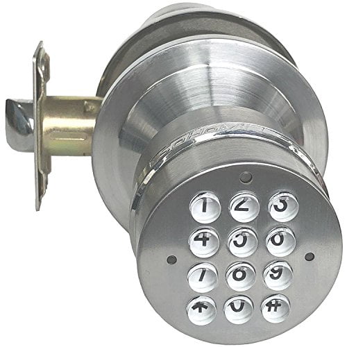 SoHoMiLL Poignée de Porte Électronique (Verrou à Ressort; Pas de Pêne Dormant; Pas Connecté au Téléphone), Clavier avant Simple YL 99, Sécurité max
